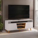 Ver imagem 2 de Rack Bancada de Tv 60 Pol 150cm Elaine D04 Cedro/bali - Mpozenato