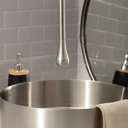 Ver imagem 6 de Torneira de Teto Misturador Monocomando para Banheiro Tarumã Pingoo.casa - Prata Escovado