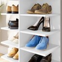 Ver mais imagens de Sapateira Hall Entrada Sapatos 1 Gaveta e 8 Prateleiras Ágata Branco