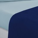 Ver imagem 2 de Jogo de Cama Malha Lençol 100% Algodão Gran Moratta 4 Peças Casal - Azul Royal-azul Bebê