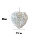 Ver imagem 2 de Leque Abano de Palha Decorativo 30x20cm