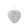 Leque Abano de Palha Decorativo 30x20cm - 4