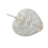 Leque Abano de Palha Decorativo 30x20cm - 1