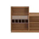 Ver imagem 7 de Kit Cozinha Modulada 4 Peças Botanic 1 Aéreo + Balcão + Cristaleira + 1 Complemento M656 Nogueira