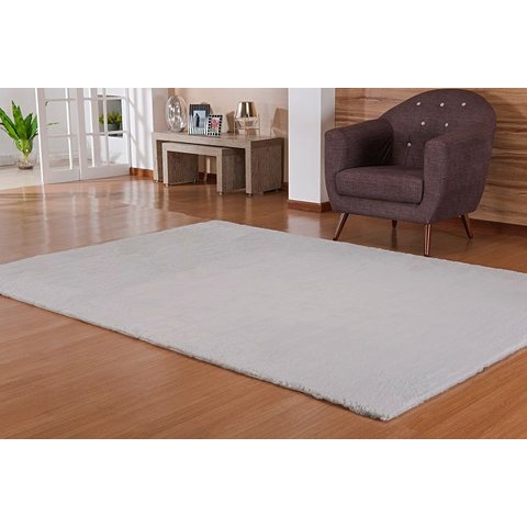 Tapete Pele Bangor 300x400 Prata Unico