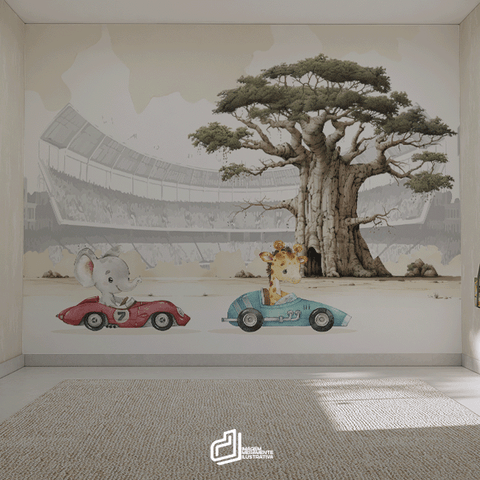 Painel Safari Aquarela-md27