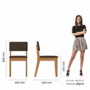 Ver imagem 7 de Conjunto de Mesa com 2 Cadeiras Arkansas Cinamom/marrom - M. Arapongas Cinamomo/marrom 04