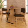 Conjunto de Mesa com 2 Cadeiras Arkansas Cinamom/marrom - M. Arapongas Cinamomo/marrom 04 - 2
