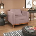 Ver imagem 3 de Kit Sofá 3 Lugares e 2 Poltronas Europa 180 cm Estilo Conforto e Elegância Linho - Doce Sonho Mó