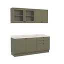 Ver imagem 6 de Cozinha Compacta 4 Peças 6 Portas 3 Gavetas Sevilha