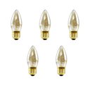 Ver imagem 1 de Kit 05 Lâmpadas Filamento de Carbono Vela C35 E27 40W 2400k 127V Dimerizável