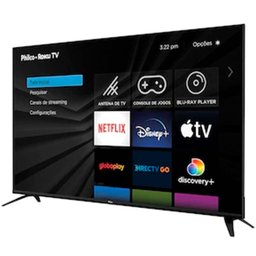 Smart Tv LED 50 Polegadas 4K PTV50G70R2CBBL Roku TV Philco - 4