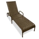 Ver imagem 1 de Espreguiçadeira Catar com Regulagem para Piscina, Área Externa - Marrom