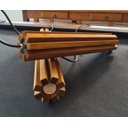 Ver imagem 5 de 3 Pendente Luminária Madeira 33cm para Bancada