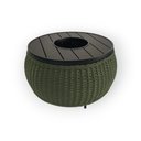 Ver imagem 1 de Mesa de Centro Champanheira em Alumínio e Corda Náutica