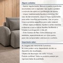 Ver imagem 4 de Sofá Cama Modular Orgânico Retrátil 4 Lugares 250cm com Base em Madeira Maciça Oxford