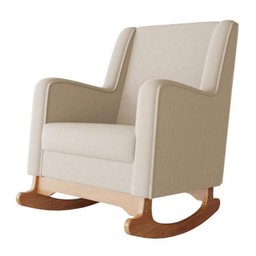 Poltrona de Amamentação com Balanço Aquila Bege - Ideal - 1
