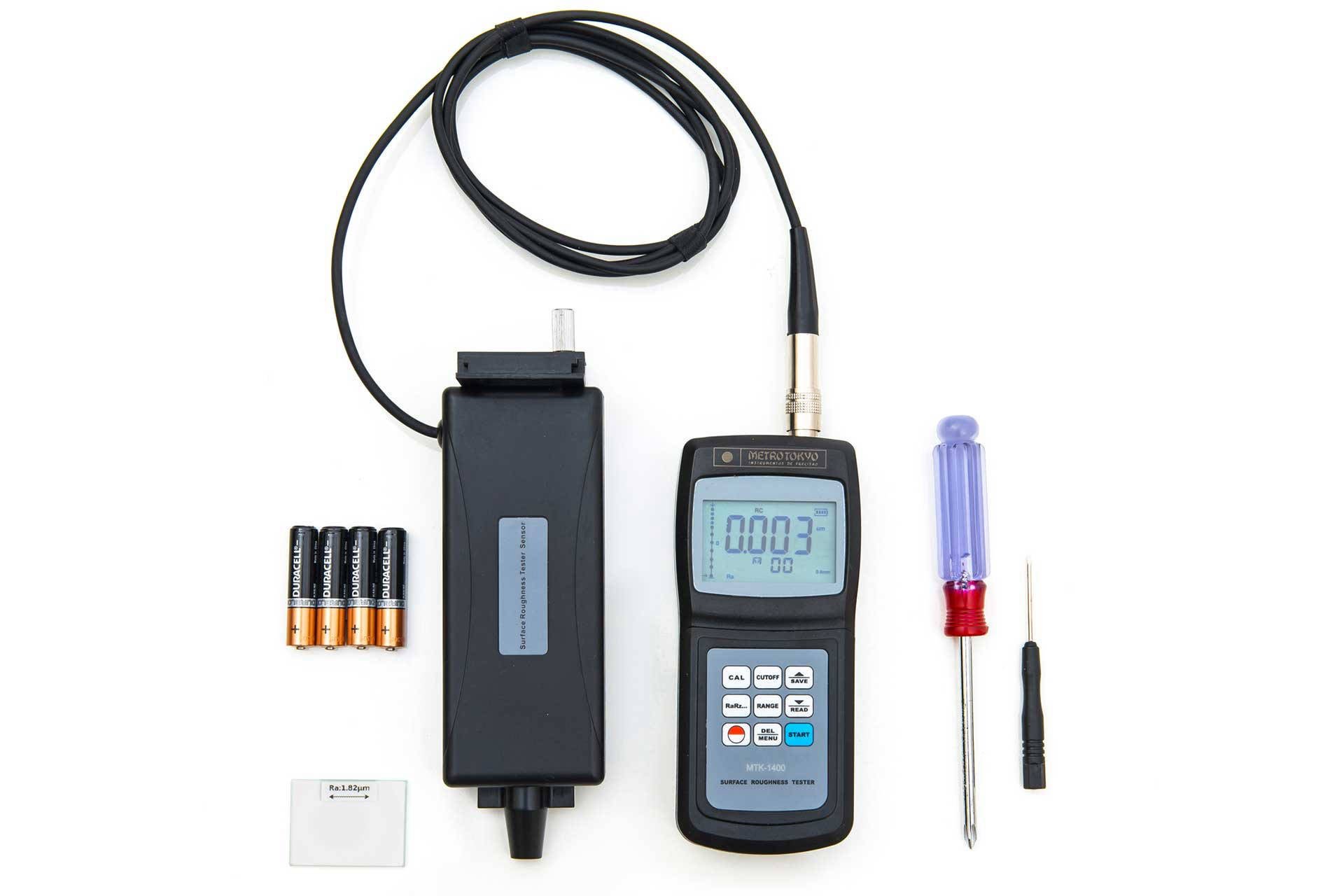 Rugosímetro Portátil Digital- MTK-1400-Faixa de medição:0,050 a 10emicro;m (Ra/Rq) e 0,020 a 100emic - 2
