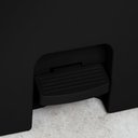 Ver imagem 4 de Kit 2 Lixeiras de Pedal com Aro Interno 6 Litros para Banheiro Polipropileno Trium Preto
