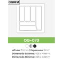 Ver imagem 3 de Organizador de Talheres OG-070 Branco 4506x491mm FERGRAF