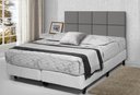 Ver imagem 1 de Cabeceira de Cama Estofada Queen 160cm Cinza Lisa - Rede Móveis