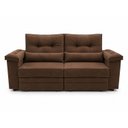Ver imagem 5 de Sofa Retratil Reclinavel 200m Dubai Veludo Premium