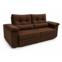Ver imagem 6 de Sofa Retratil Reclinavel 200m Dubai Veludo Premium