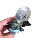 Ver imagem 2 de Kit 4 Rodinha Rodízio Giratório Gel Silicone [50mm]