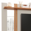 Ver imagem 3 de Painel Suspenso Treviso Off White/cinamomo para Tv até 60” - Permóbili