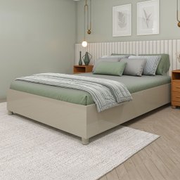 Base de Cama Box Casal Mônaco Off White - Tcil Móveis - 1