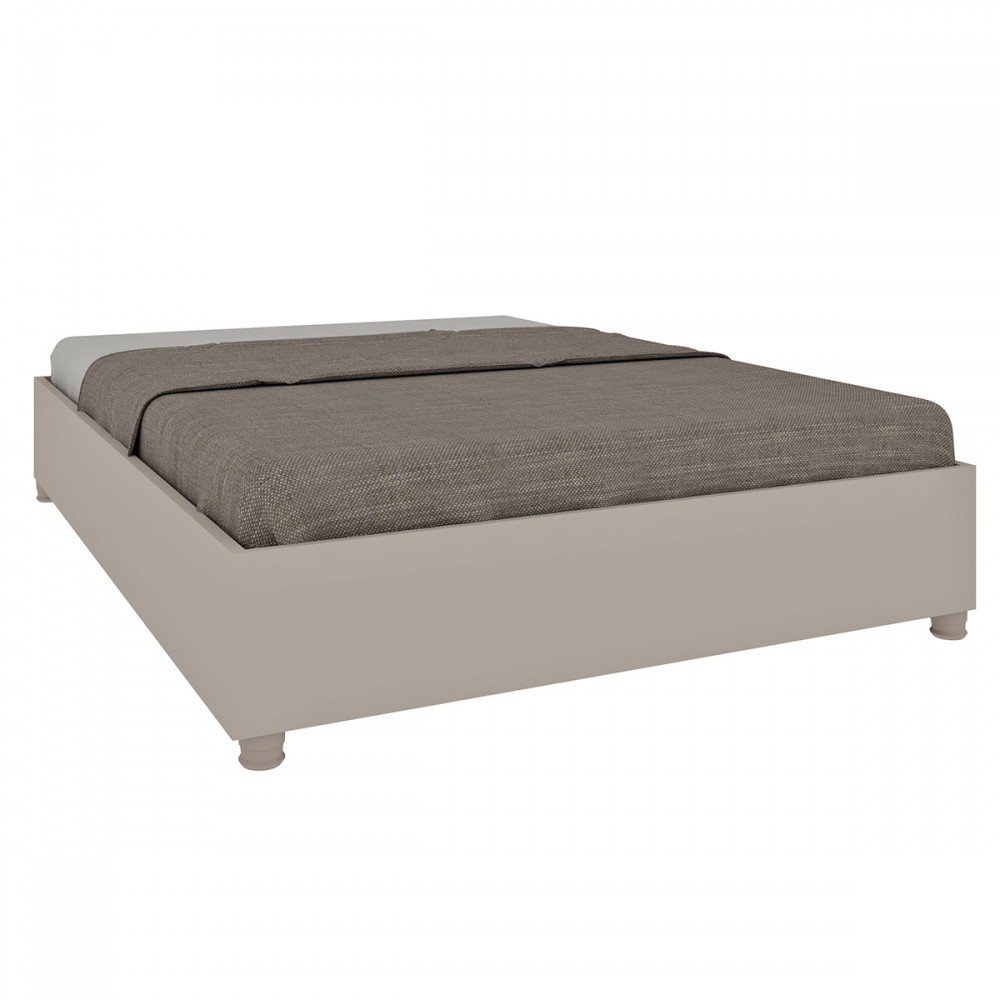 Base de Cama Box Casal Mônaco Off White - Tcil Móveis - 2