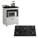 Ver imagem 1 de Kit Balcão Cooktop Itatiaia 1 Porta com Fogão 5 Bocas Itacook Premium
