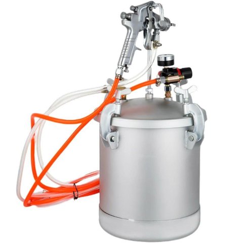 Tanque de Pressão 10 Litros P/ Pintura com Pistola e Mangueira Evr10000 Evald