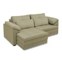 Ver imagem 5 de Sofá Retrátil Elétrico Sala de Estar Nolan Bipartido 175cm Conforto Premium em Couro Fendi G58 - Gra