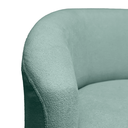 Ver imagem 7 de Kit 02 Poltrona Decorativa Orgânica Espanha para Sala Bouclê:verde Menta