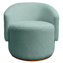 Ver imagem 5 de Kit 02 Poltrona Decorativa Orgânica Espanha para Sala Bouclê:verde Menta