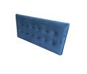 Ver mais imagens de KIT CABECEIRA PAINEL E RECAMIER PUFF BAÚ BEIRA DE CAMA BOX PADRÃO - 1,38 CM - AZUL MARINHO