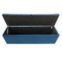 Ver imagem 5 de KIT CABECEIRA PAINEL E RECAMIER PUFF BAÚ BEIRA DE CAMA BOX PADRÃO - 1,38 CM - AZUL MARINHO