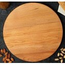 Ver imagem 4 de Petisqueira de Bambu 5 Divisórias Redonda Cor: Marrom/bege