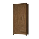 Ver imagem 1 de Guarda Roupa 3 Portas Lima Castanho Wood 951331 Moval
