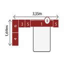 Ver imagem 3 de Quarto Modulado Casal Modena II 7 Peças (1 Armário Aéreo + 3 Guarda Roupas + 3 Complementos) QCM55 B