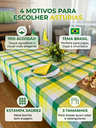 Ver imagem 4 de Toalha de Mesa Brasil Astúrias 10 Lugares Algodão 1,40 x 3,00 m Rosa Santa Sofia