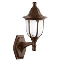 Ver imagem 1 de Luminária Arandela de Parede Externa Vintage Marrom Plástico 38cm Modena Dital Jardim Fachada