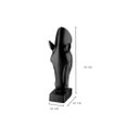 Ver imagem 2 de Escultura Estátua Decorativa Cabeça de Cavalo Pequena 50cm:preto Fosco