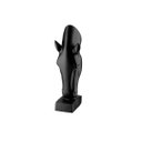 Ver imagem 1 de Escultura Estátua Decorativa Cabeça de Cavalo Pequena 50cm:preto Fosco