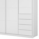 Ver imagem 3 de Guarda Roupa Infantil 3 Portas 4 Gavetas Lua P04 Branco - Mpozenato