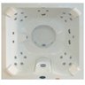 Spa Quadrado com 20 Jatos e Painel 180x180cm Branco - 1