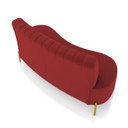 Ver imagem 7 de Sofá 2 Lugares Living 135cm Pé Ferro Dourado Maraú Veludo K01 - D'Rossi