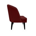 Ver imagem 2 de Poltrona Decorativa Adele Suede Vinho - Dominic Decor