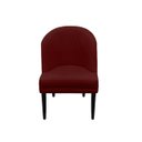 Ver imagem 3 de Poltrona Decorativa Adele Suede Vinho - Dominic Decor